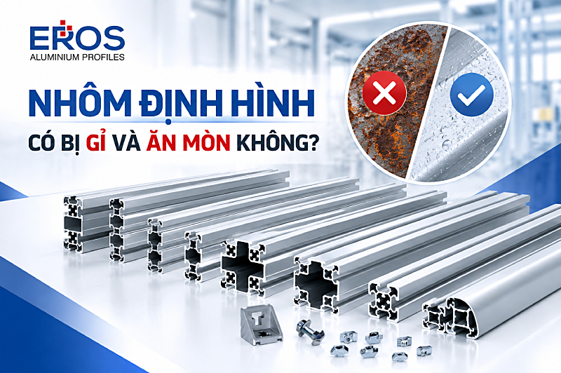 Nhôm định hình có bị gỉ và ăn mòn không?