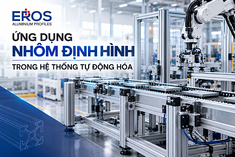 Ứng dụng nhôm định hình trong hệ thống tự động hóa 